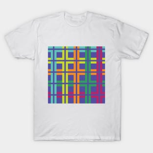 Colorful Checkered pattern T-Shirt